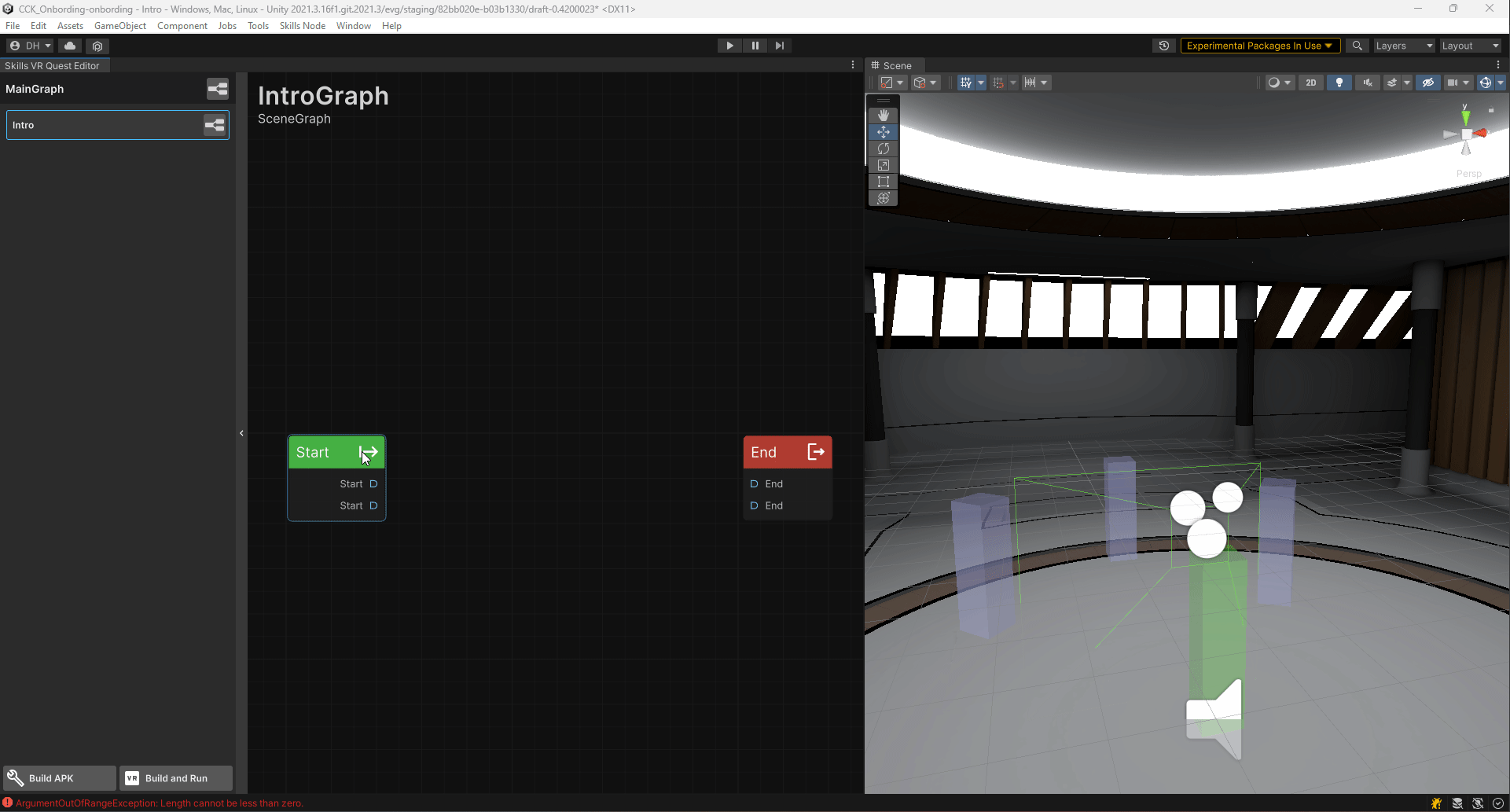 Adding and configuring a node in a Scene Graph
