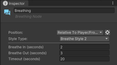 Breathing Node inspector