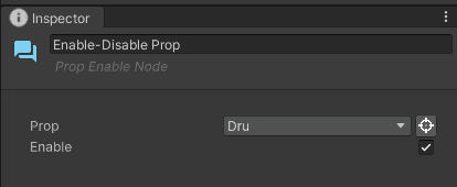 Enable-Disable Prop Node inspector