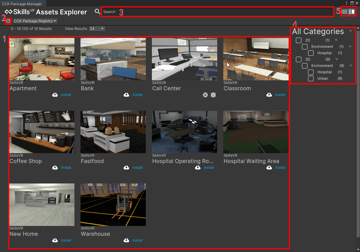 Assets Explorer