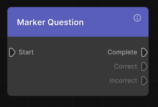Marker Question Node