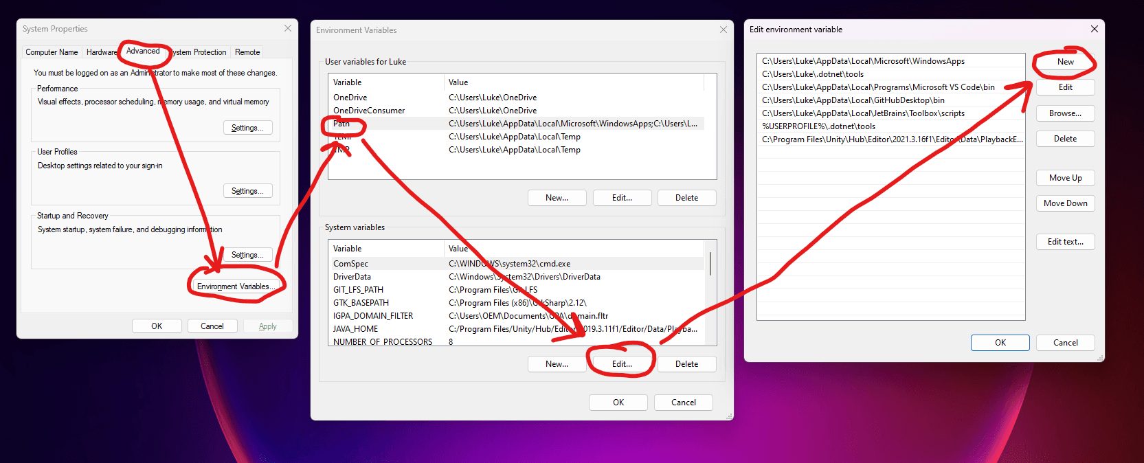 Environment Variable