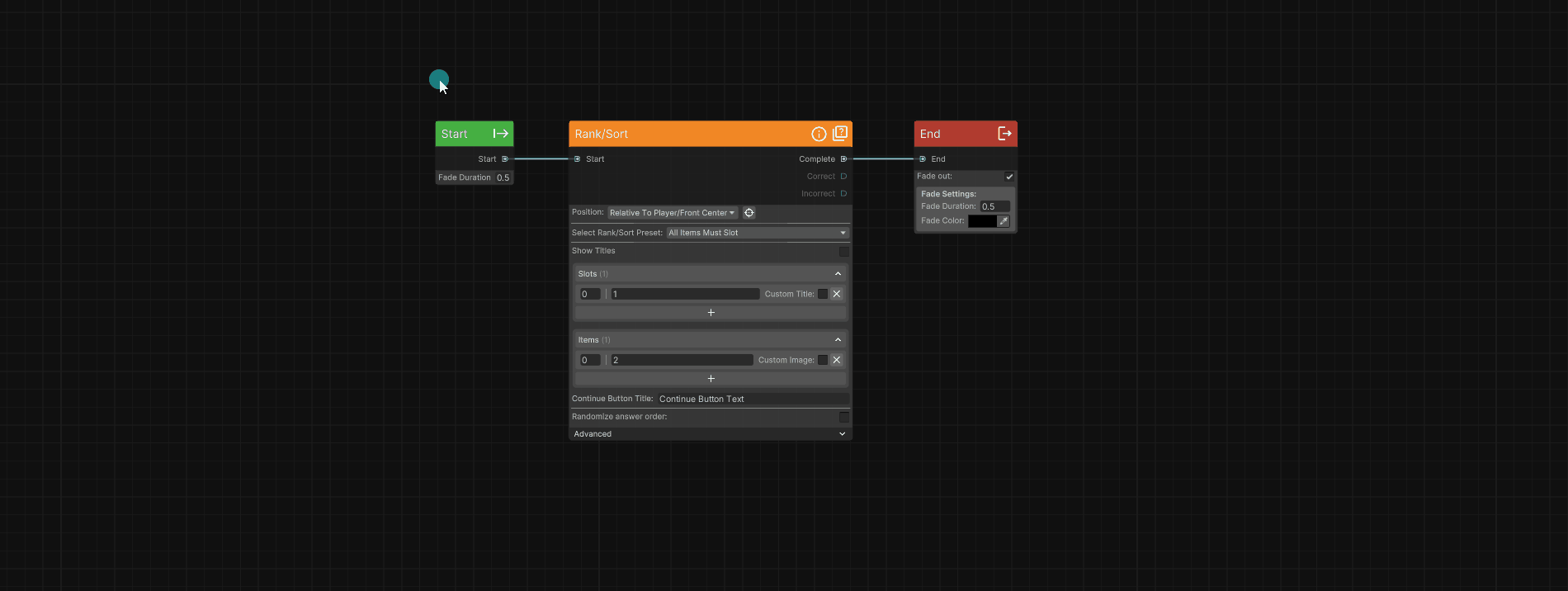 Panning and repositioning the graph panel view