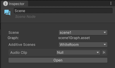 Scene Node inspector