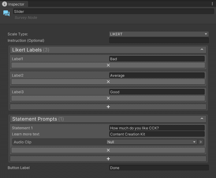 Slider Node