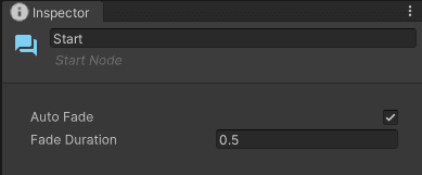 Start Node inspector
