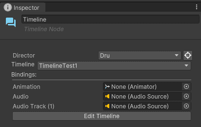Timeline Node inspector