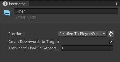 Timer Node inspector
