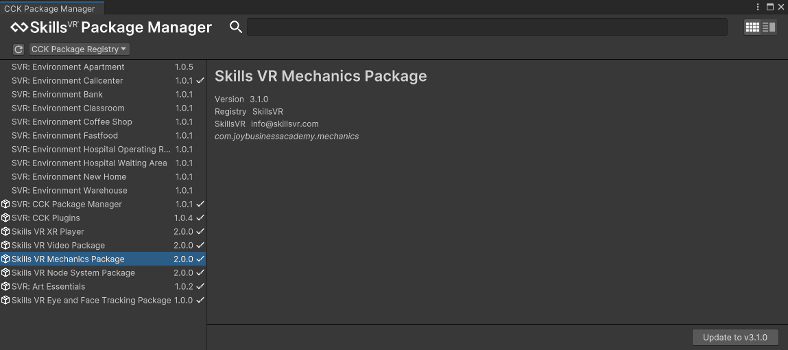 Update package