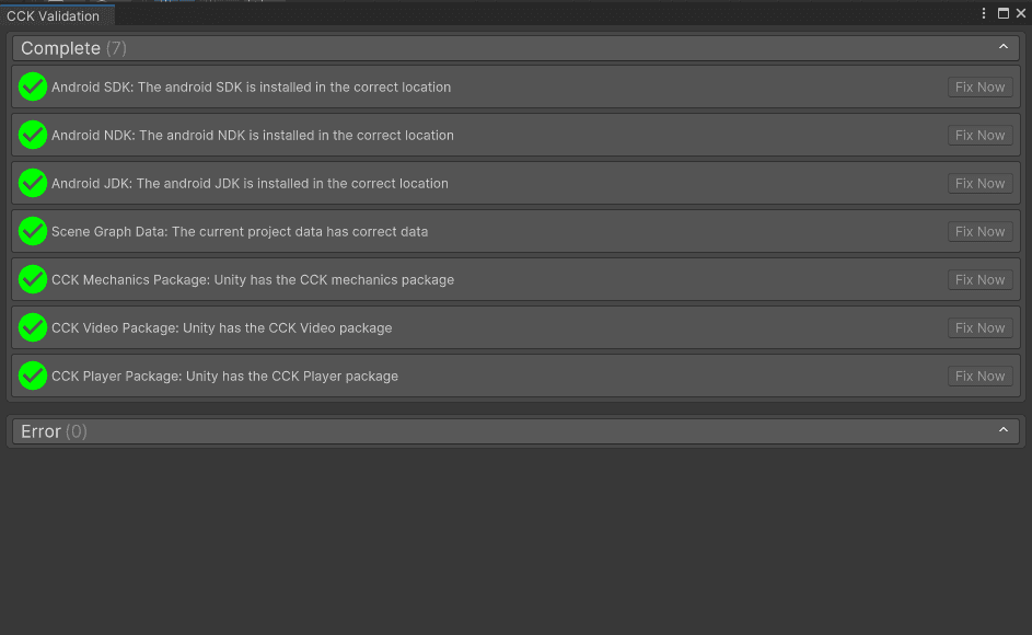 Validation Window